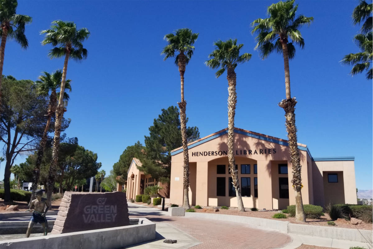 Green Valley Library in Henderson. (Las Vegas Review-Journal)