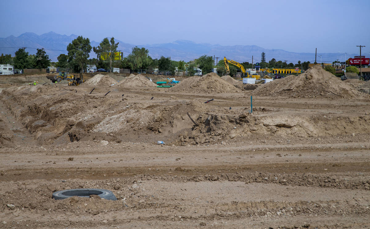 The land is cleared for Arcadia by Harmony Homes off of Rancho Drive on Wednesday, June 15, 202 ...