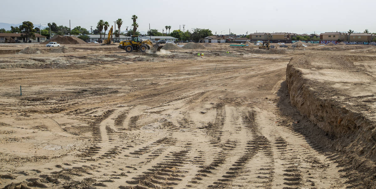 The land is cleared for Arcadia by Harmony Homes off of Rancho Drive on Wednesday, June 15, 202 ...