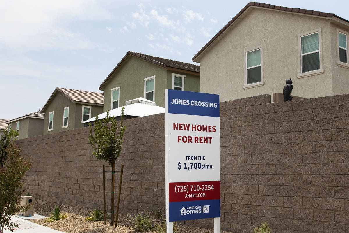 Rental houses owned by American Homes For Rent are shown at the Southwest corner of Pyle Avenue ...