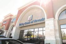 Valley Bank of Nevada at N. 6385 Simmons St. is shown in North Las Vegas. (Las Vegas Review-Jou ...
