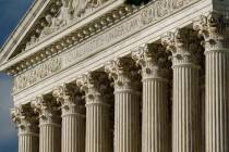 This June 8, 2021, file photo shows the Supreme Court in Washington. (AP Photo/J. Scott Applewh ...