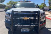 Las Vegas Metropolitan Police vehicle. (Las Vegas Review-Journal)