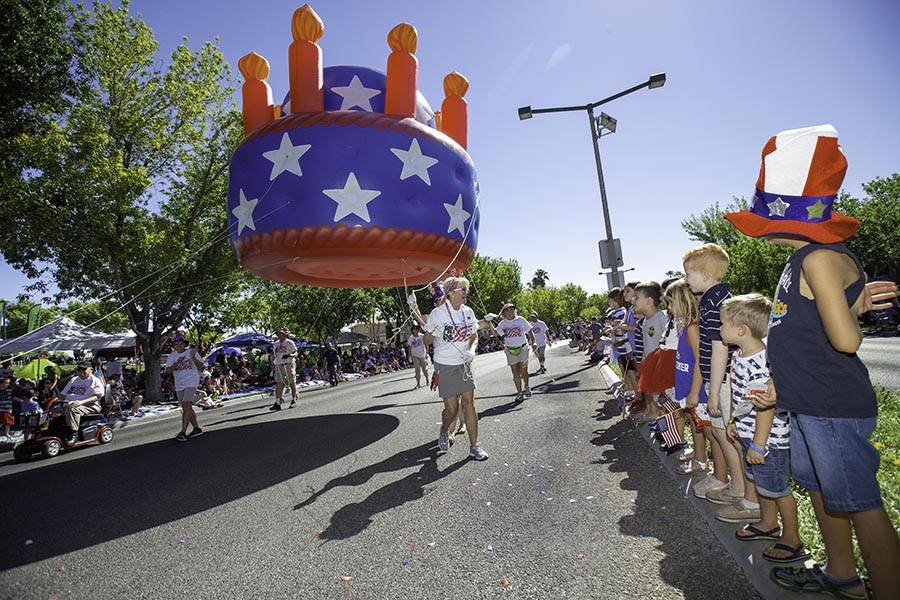 The July 3 parade will feature floats with larger-than-life displays of birthday cakes and part ...