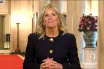 First lady Dr. Jill Biden joined a virtual family trivia night hosted by Tyler Robinson Foundat ...