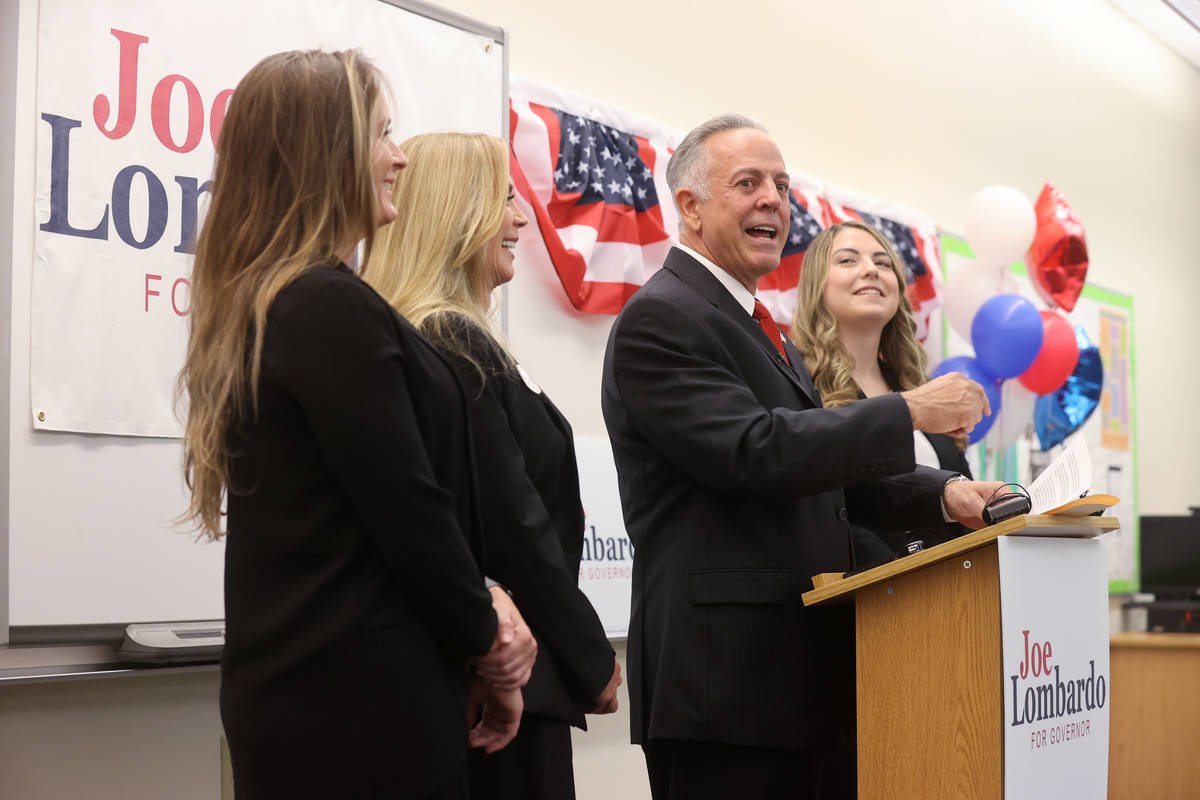 Joe Lombardo officially announces run for Nevada governor Nevada