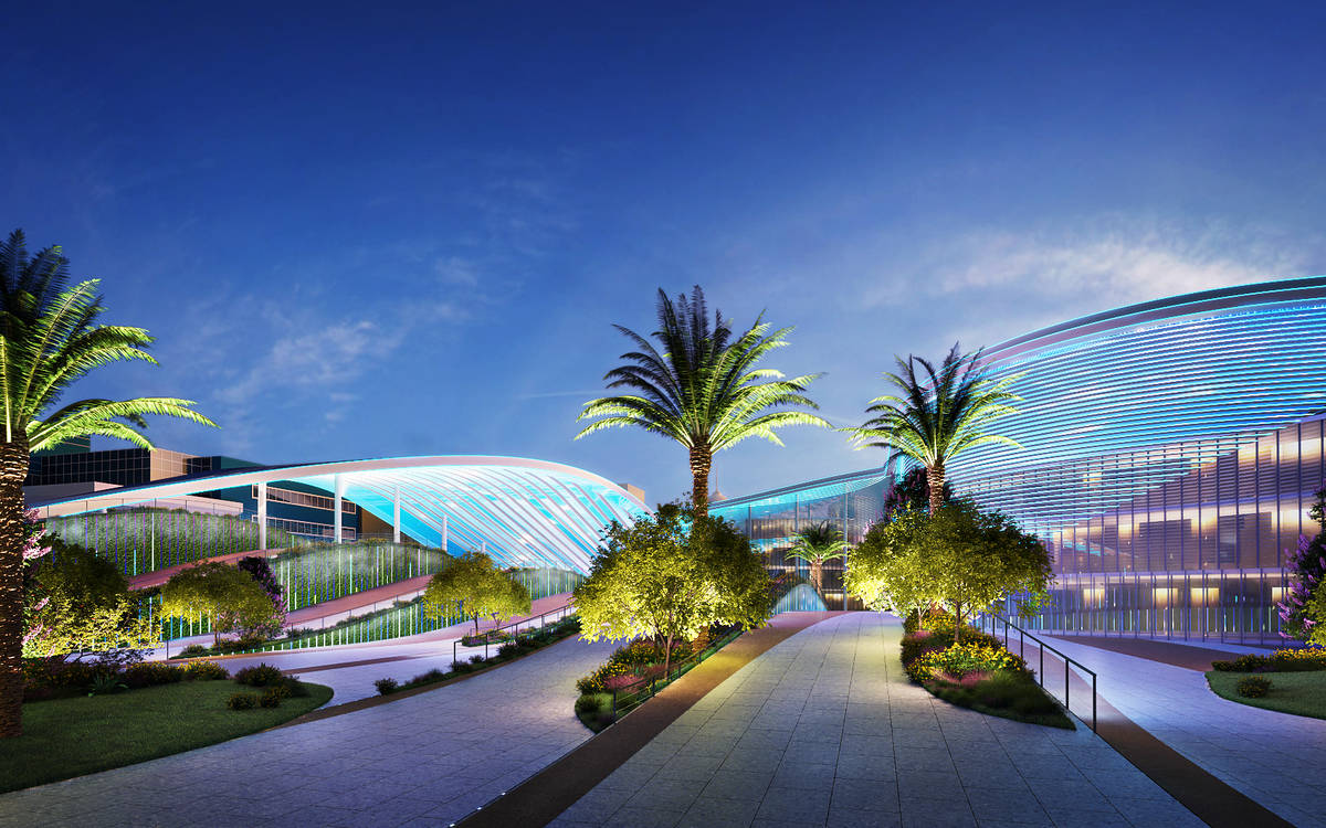 This rendering shows an image from Steelman Partners, one of the three finalist designs, for a ...