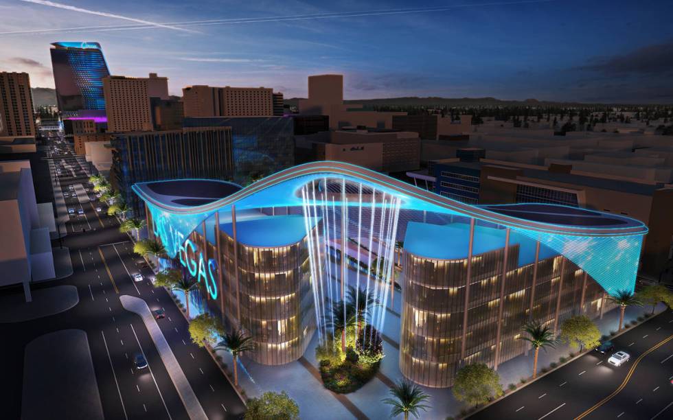 This rendering shows an image from Steelman Partners, one of the three finalist designs, for a ...