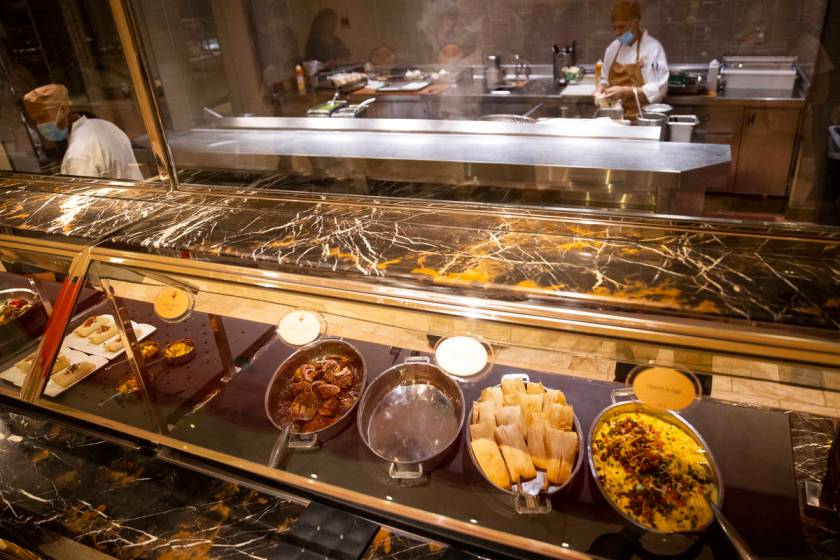 Wynn Buffet reopens lighter and brighter, its food more diverse Las