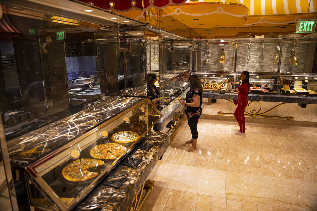 The Buffet at Wynn Las Vegas, Wednesday, June 30, 2021 in Las Vegas. (Erik Verduzco / Las Vegas ...