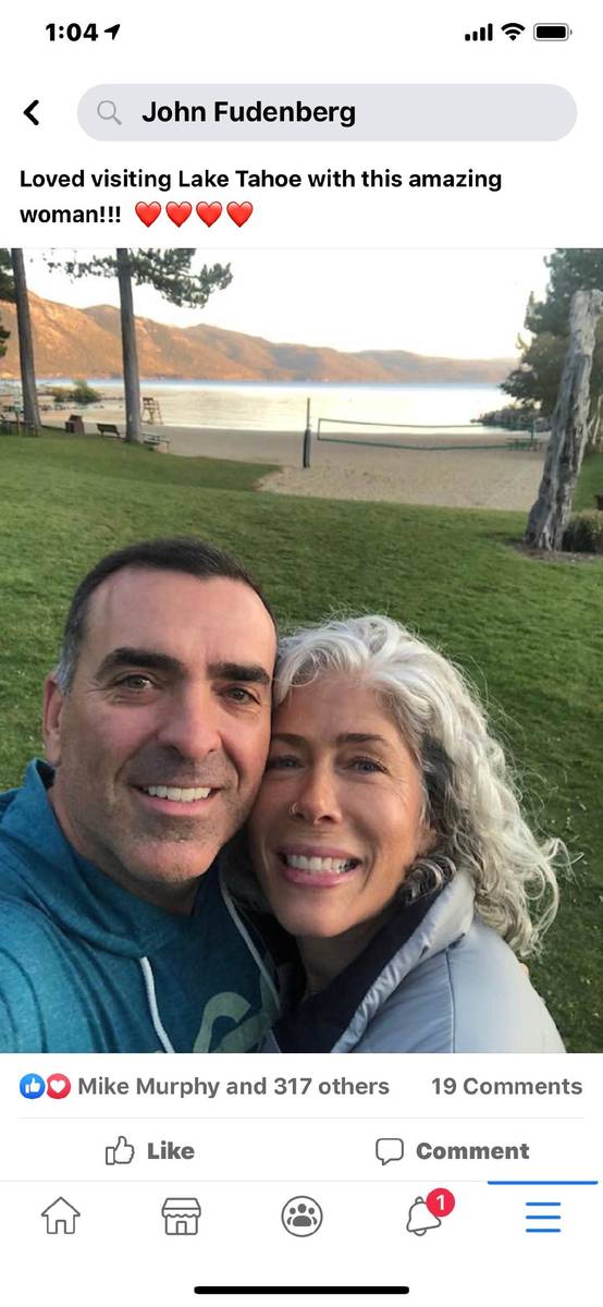 Former coroner John Fudenberg posted a picture of him and his girlfriend, Catherine Scherwenka, ...