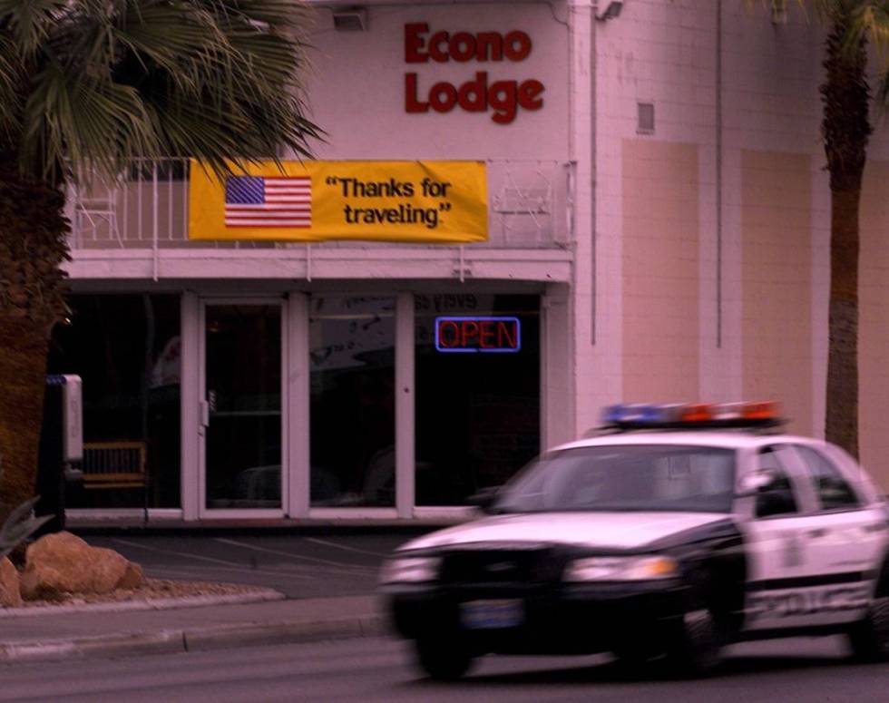 The Econo Lodge on Las Vegas Boulevard in December 2001. “It’s very painful to know that on ...