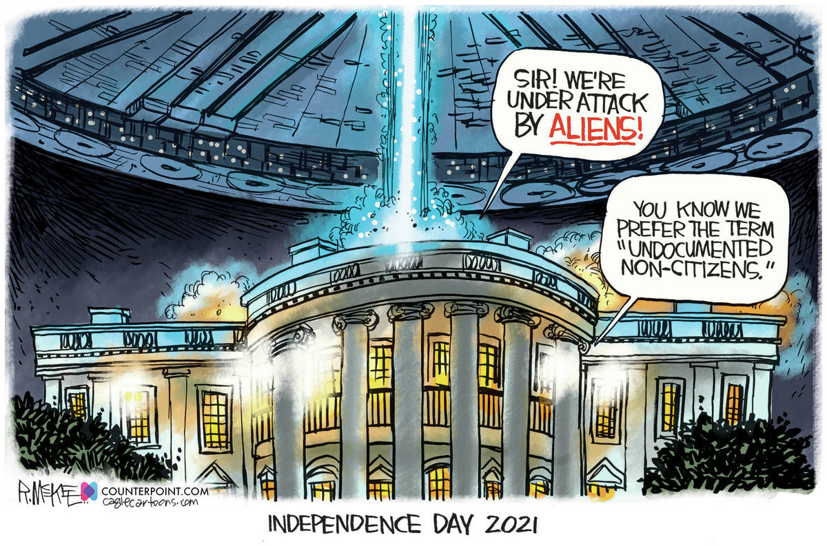 Recent UFO news puts twist on Independence Day CARTOONS Opinion