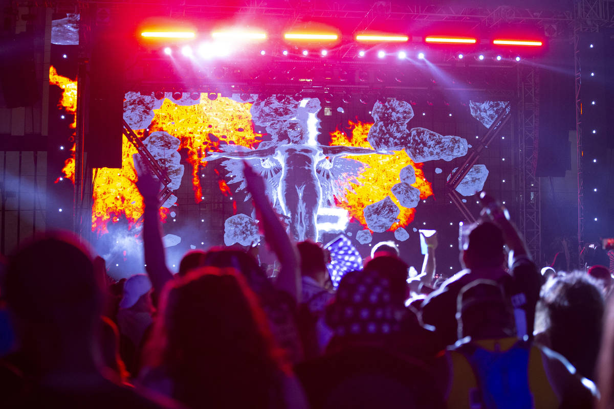 Sullivan King performs at the Downtown Las Vegas Events Center in Las Vegas, Friday, July 2, 20 ...