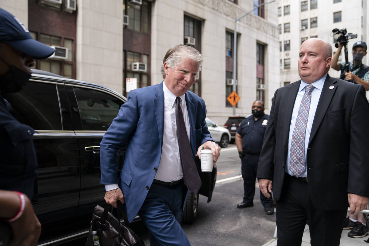 Cyrus Vance Jr., New York County District Attorney, arrives at New York State supreme court, Th ...