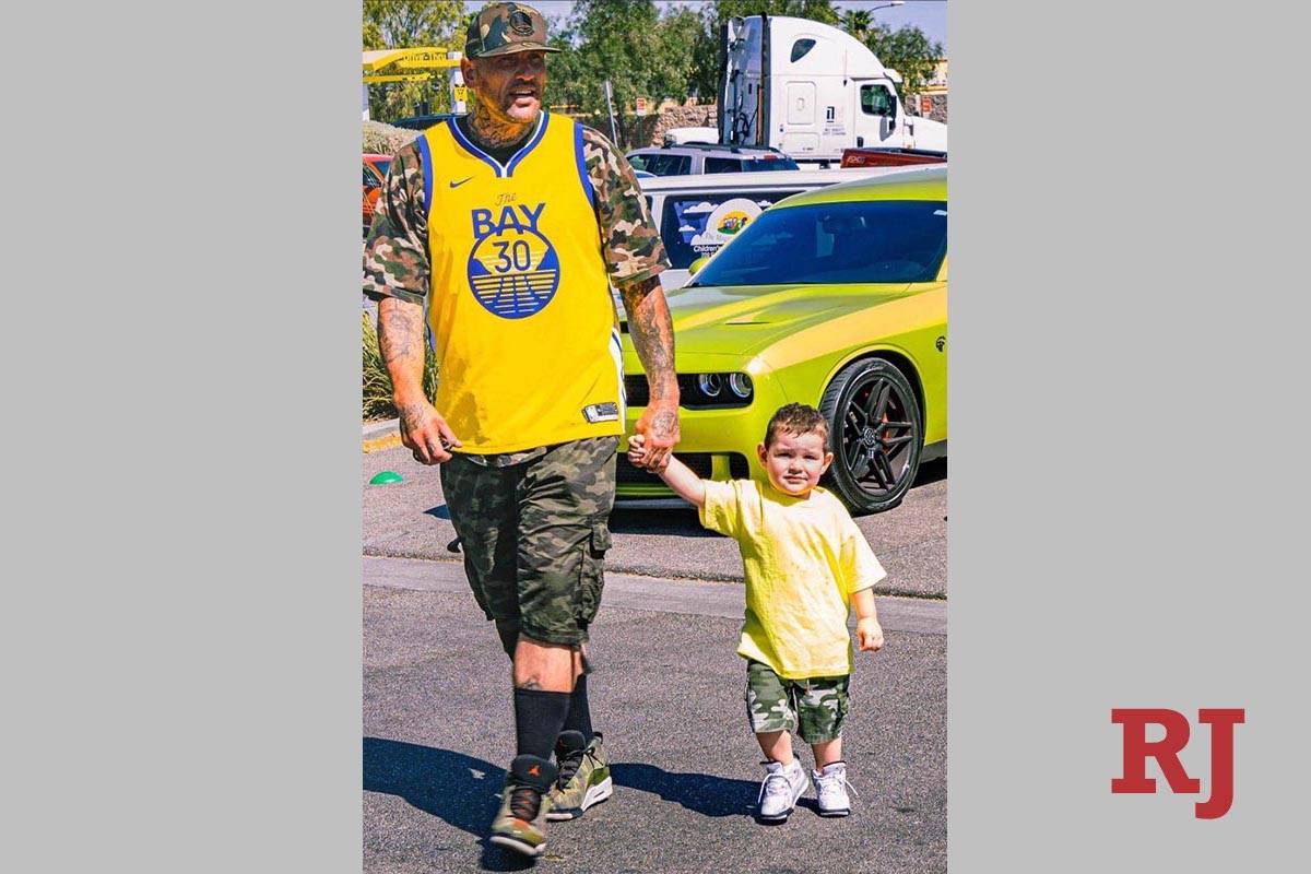 Thomas Anderson and his son, Braxton. (Courtesy of Jason Skinner)