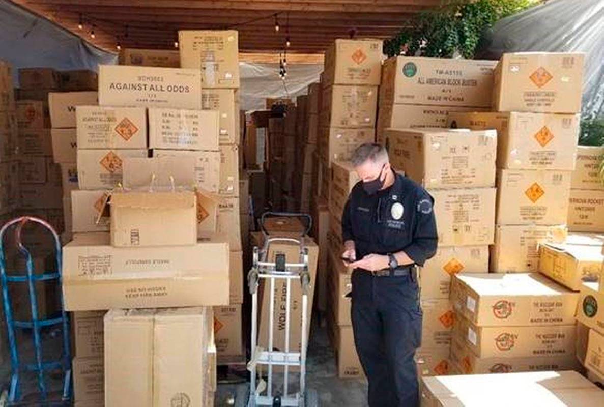 This July 2021 photo released by the ATF/United States Attorney's Office Central District of Ca ...