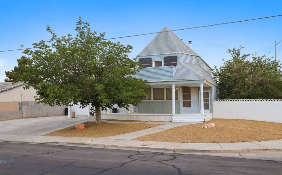 The exterior of 1217 Equestrian Drive. (Mike Madsen/Virtual Tours Las Vegas)