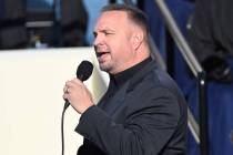 Garth Brooks sings during President Joe Biden's inauguration ceremony, Wednesday, Jan. 20, 2021 ...