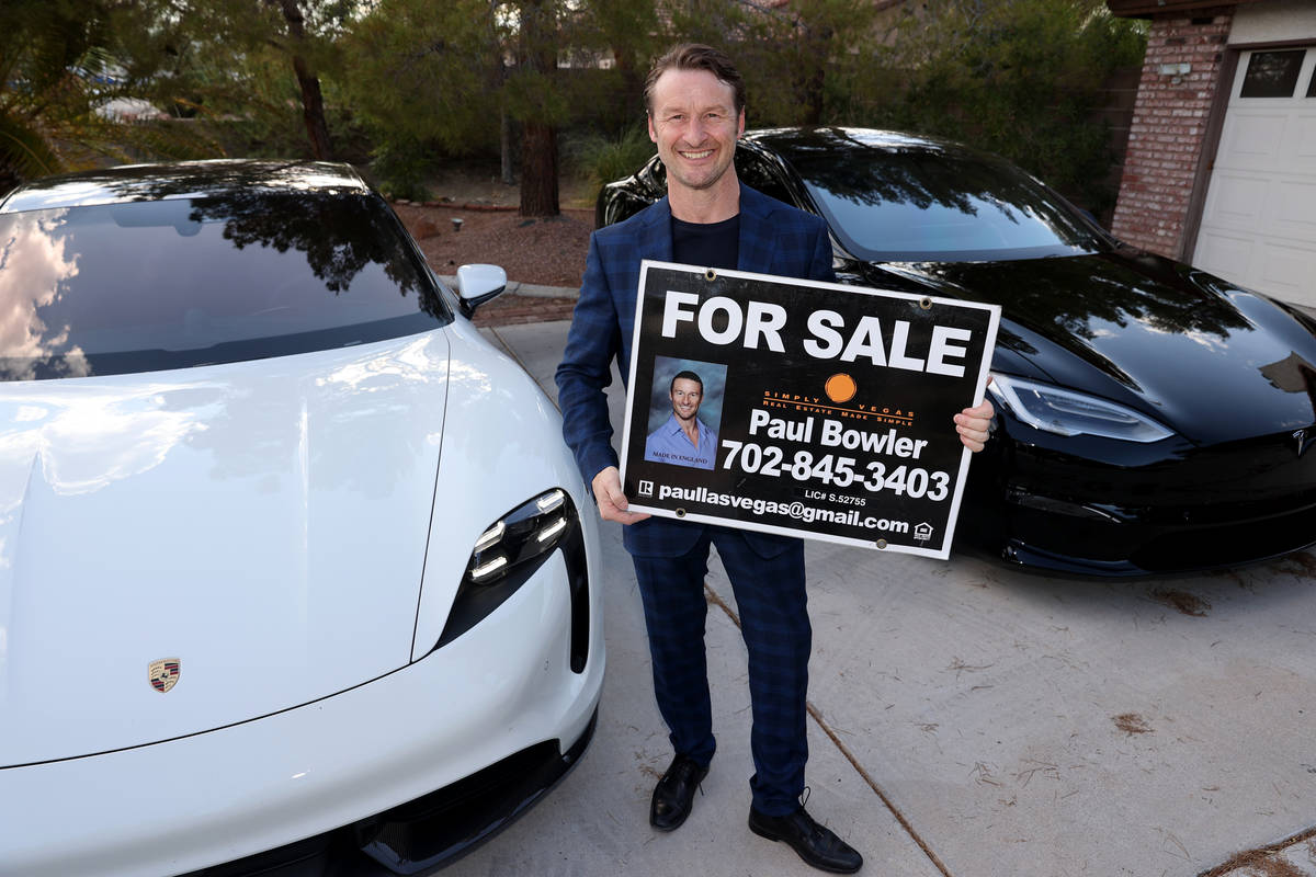 Former Olympian and former Cirque du Soleil performer Paul Bowler at his Las Vegas home Wednesd ...