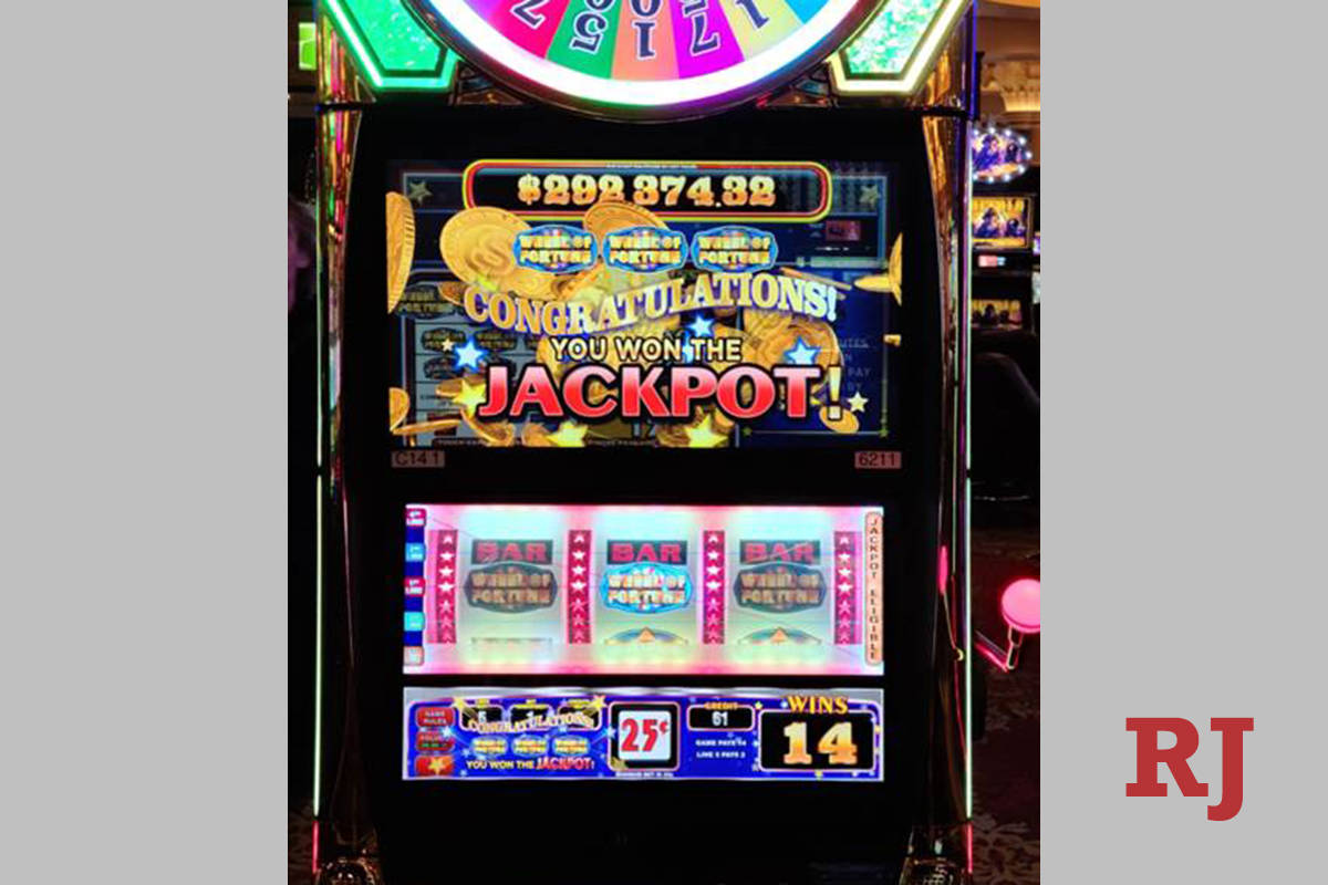 $292K slots jackpot hits at south Las Vegas casino