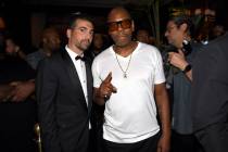 John Terzian and Dave Chappelle attend h.wood Group's grand opening of Delilah at Wynn Las Veg ...