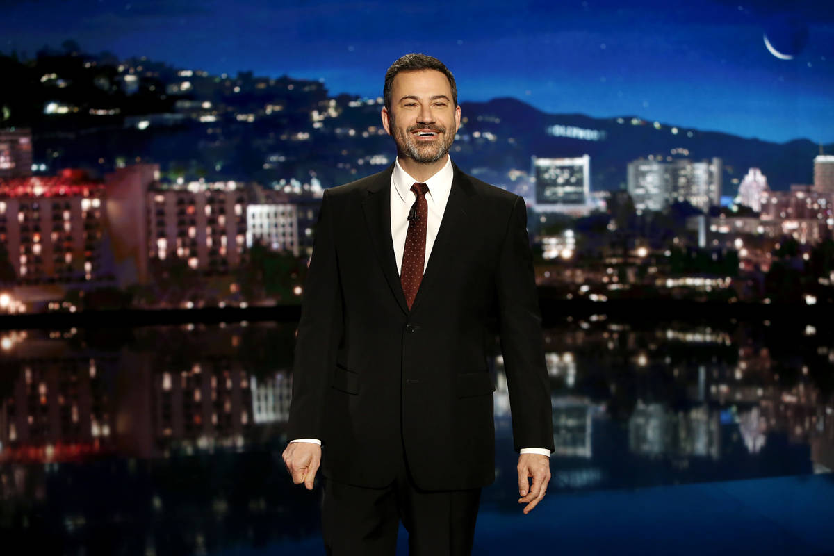 "Jimmy Kimmel Live!", staring former Las Vegas resident Jimmy Kimmel, received two Emmy nominat ...