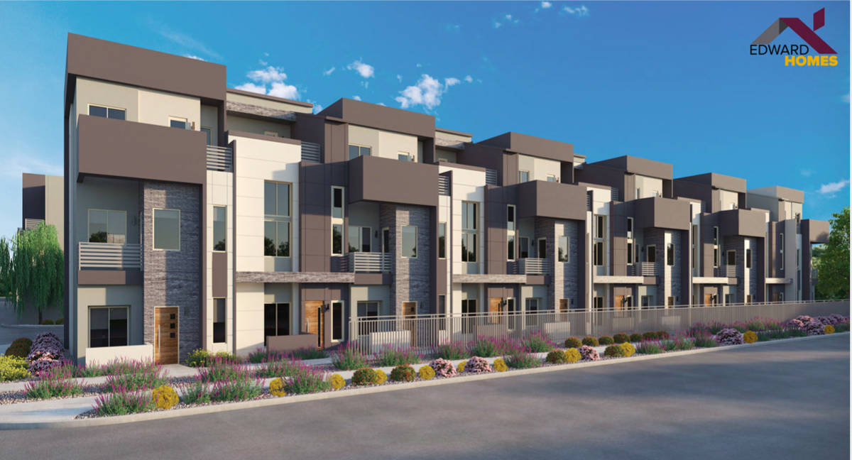 Edward Homes plans to develop Thrive, a 43-unit townhouse complex in the Summerlin area of Las ...