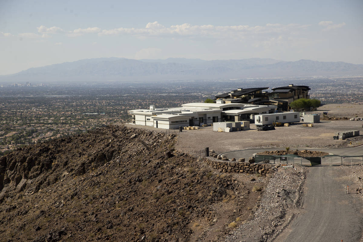 The Ascaya luxury community in Henderson, Thursday, July 1, 2021. (Erik Verduzco / Las Vegas Re ...