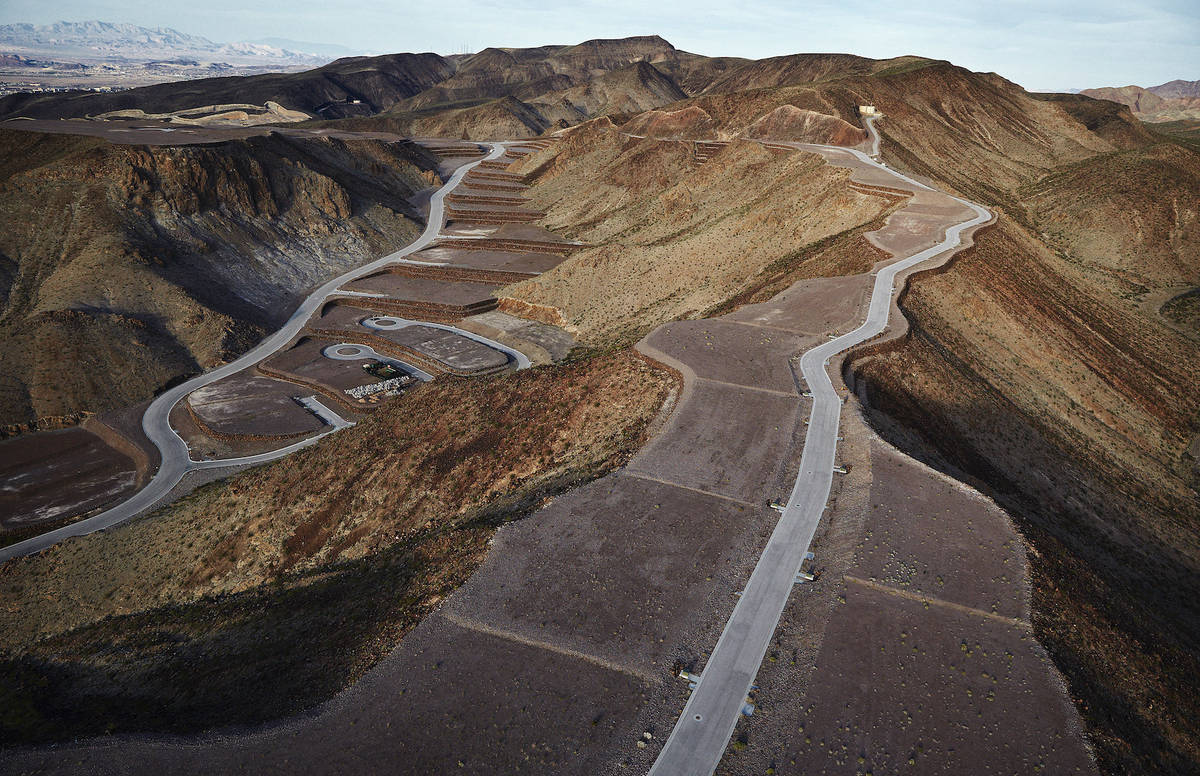 In this April 21, 2016, photo, housing lots sit empty at the Ascaya development in Henderson, N ...