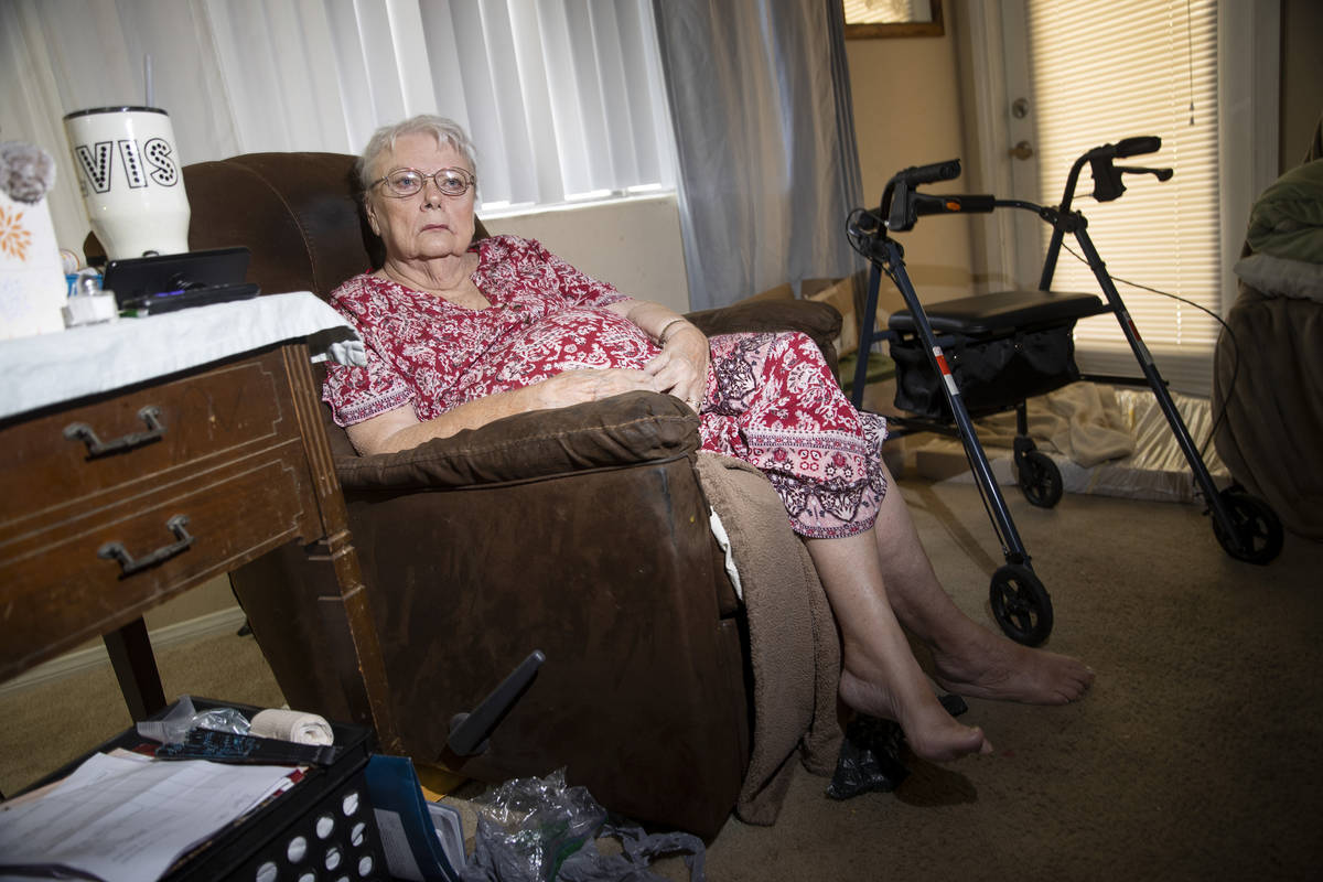 Shirley Soiset, 77, whose rent is going up by about $300 a month, poses for a portrait at her a ...