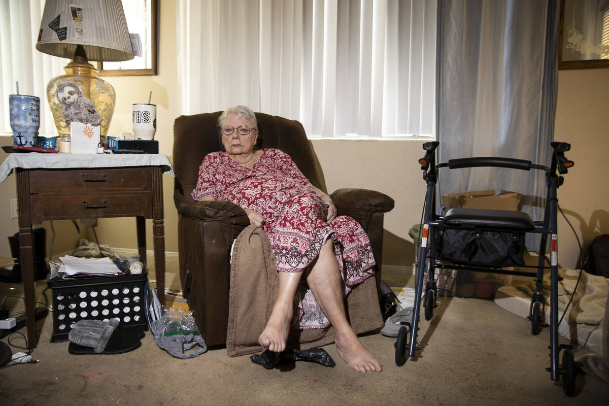 Shirley Soiset, 77, whose rent is going up by about $300 a month, poses for a portrait at her a ...