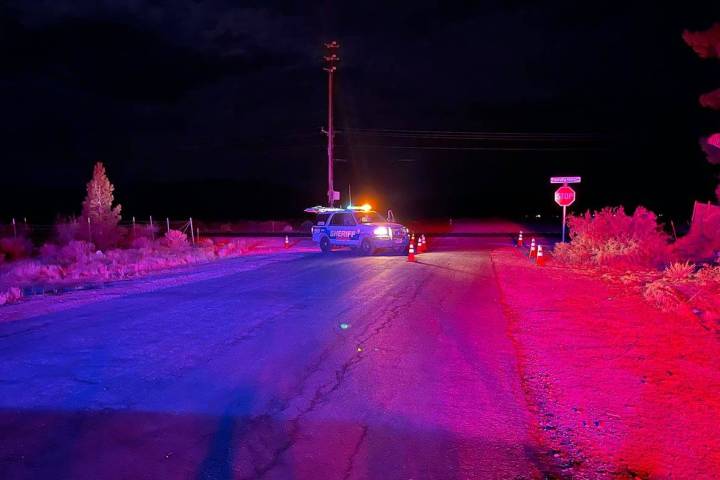 An armed standoff and hostage situation in Pahrump late Sunday, July 18, 2021, ended in an arre ...