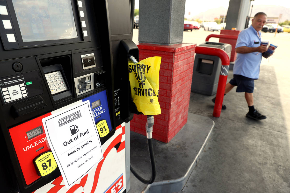 Gas delivery shortages leave some Las Vegas stations wanting Las