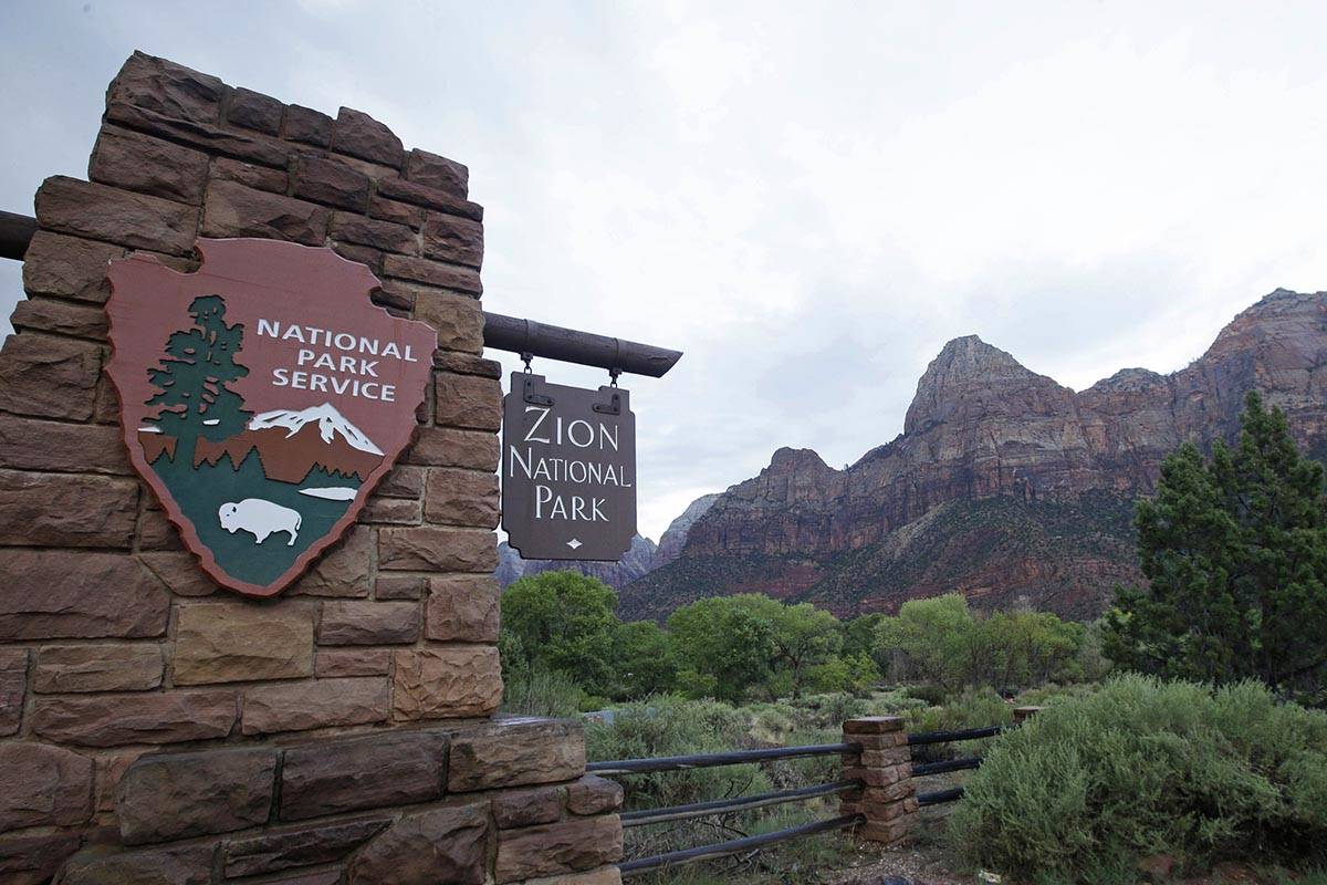 Zion National Park near Springdale, Utah. (AP Photo/Rick Bowmer)