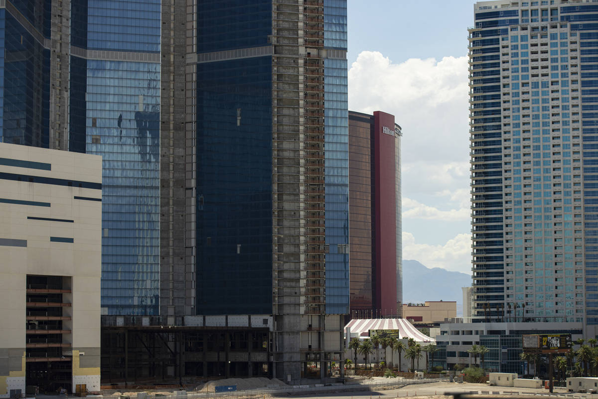 The former Drew Las Vegas resort-casino photographed in Las Vegas on Tuesday, July 20, 2021. (C ...