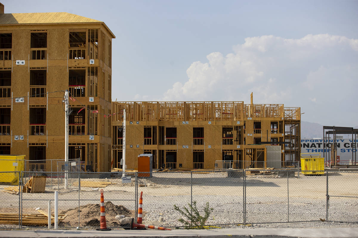 The construction site of the Decatur Commons, an affordable housing project by nonprofit develo ...