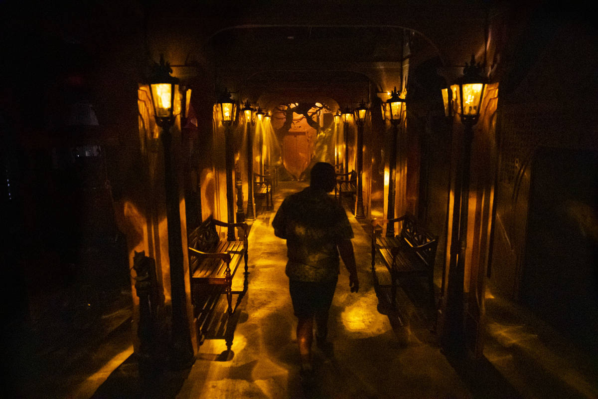 Bryan Davis, founder of Lost Spirits Distillery, leads an immersive tour at the distillery at A ...