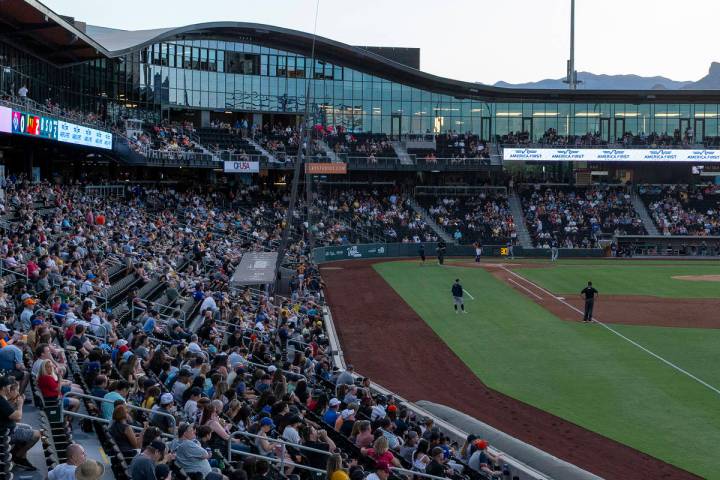 Las Vegas Ballpark allowed fans to fill it at full capacity for the first time since the beginn ...