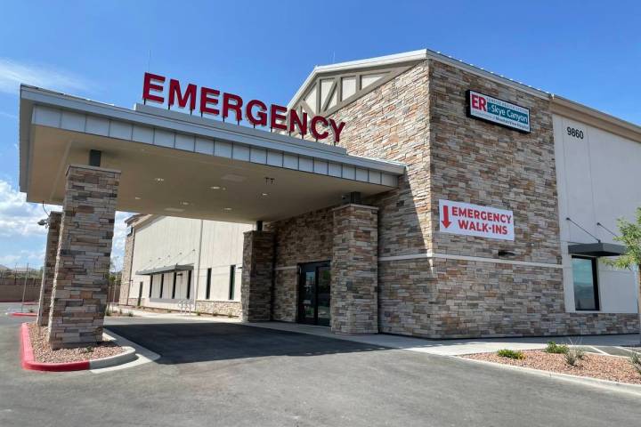 MountainView Hospital’s emergency room at Skye Canyon opened on July 20. ER at Skye Canyon is ...