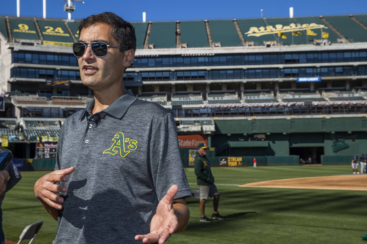 Oakland A's President Dave Kaval talks about the current state of the team, location and future ...