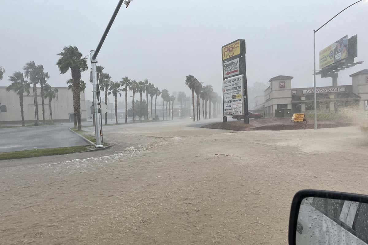 Pahrump sees heavy flooding that forces public offices to close Las