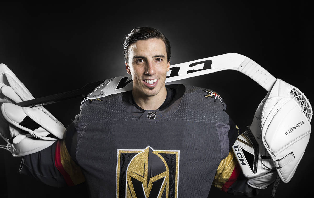 Marc-Andre Fleury of the Vegas Golden Knights poses for his official  News Photo - Getty Images