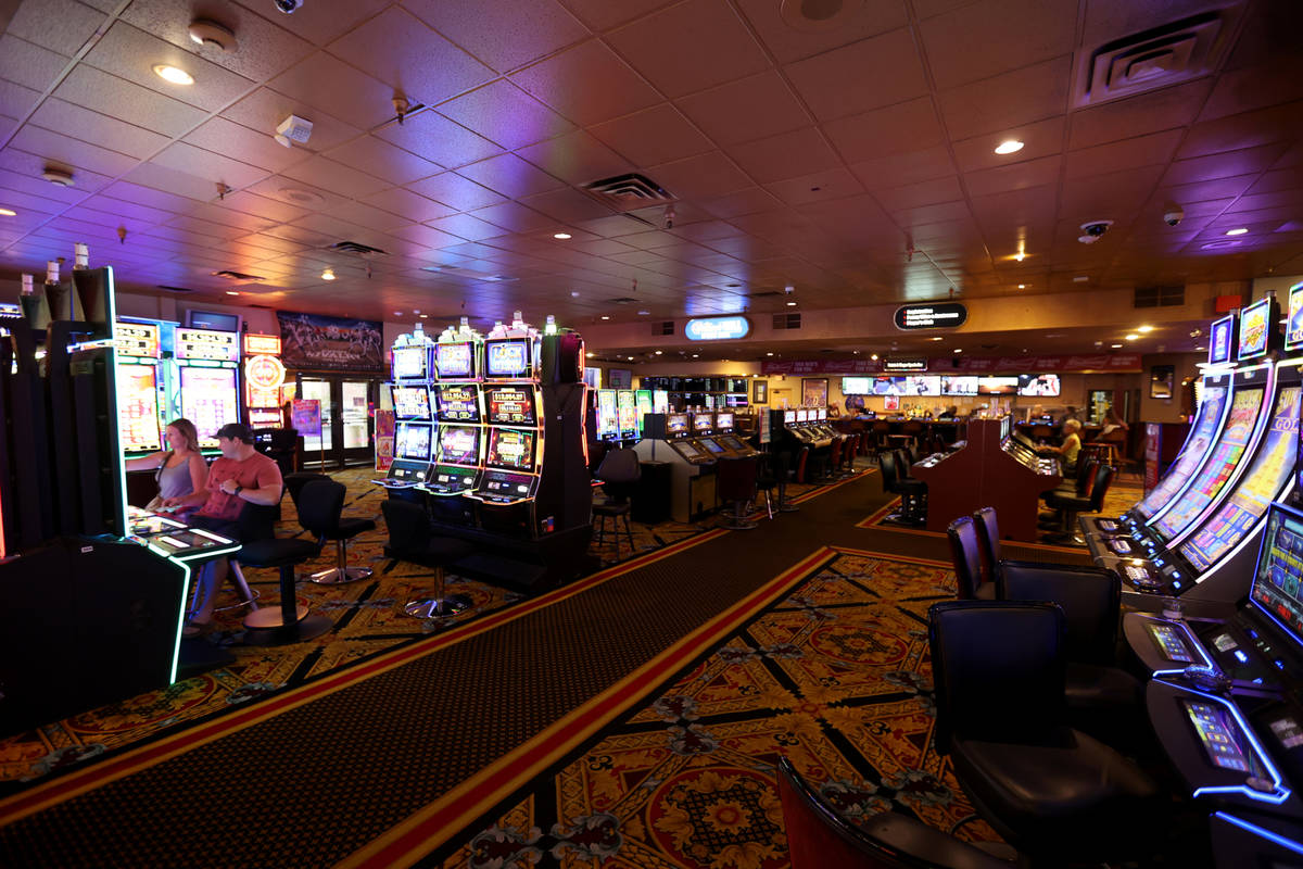 Railroad Pass casino in Henderson Monday, July 26, 2021, ahead of its 90th birthday on Aug. 1. ...