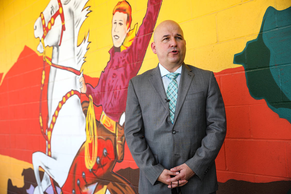 Steve Flak, director of recruitment for Clark County School District, talks about available job ...