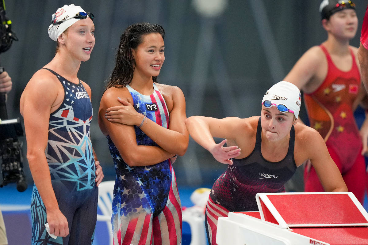 Bella Sims, Las Vegas native, earns swimming silver at Olympics