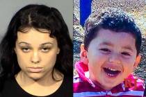 Samantha Moreno Rodriguez, left, Liam Husted, right. (Las Vegas Metropolitan Police Department)