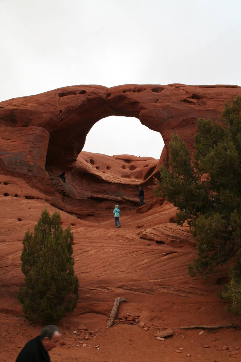 Honeymoon Arch can be found in Mystery Valley. (Deborah Wall)