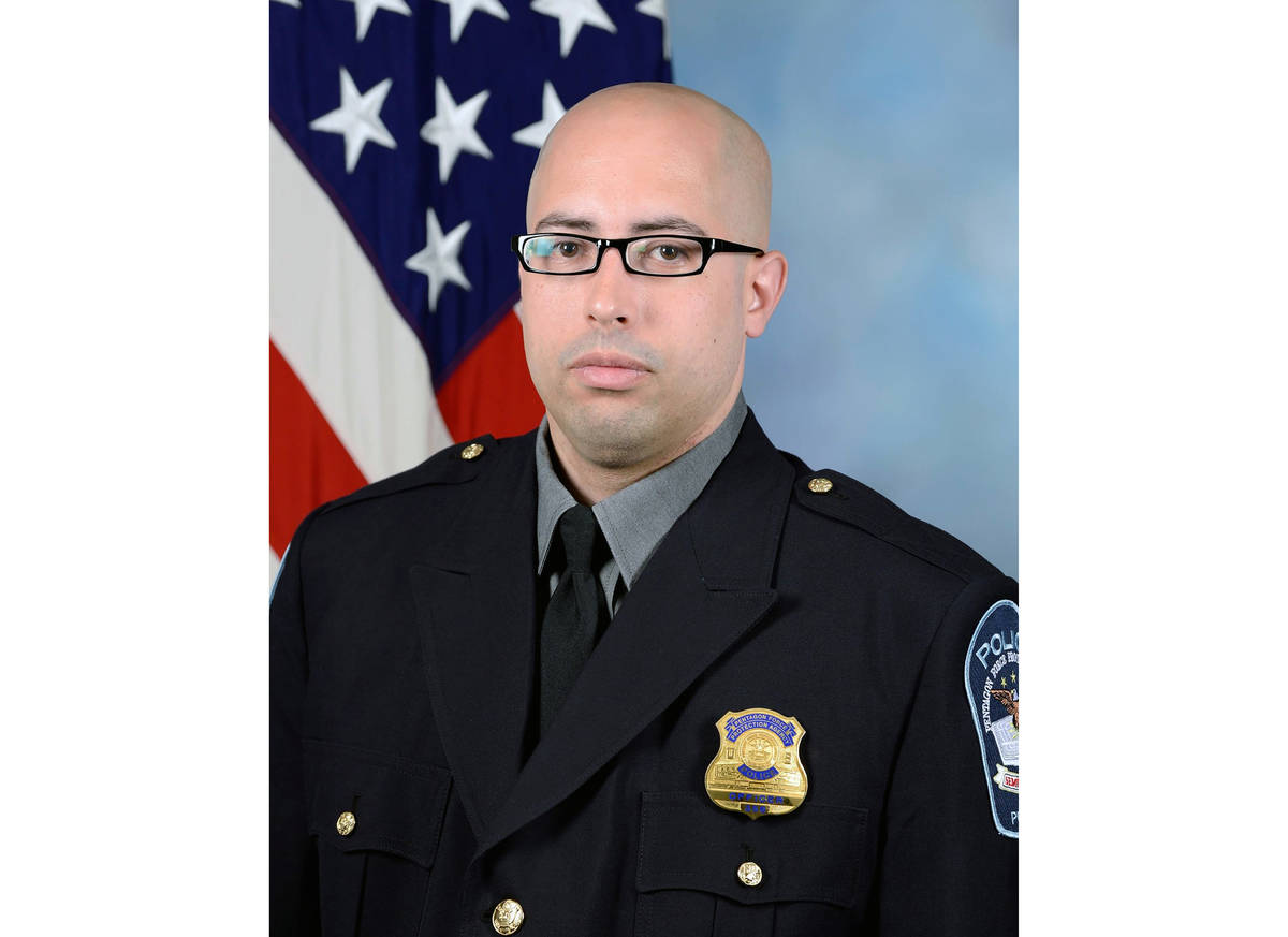 This undated photo provided by the Pentagon Force Protection Agency shows Pentagon Police Offic ...