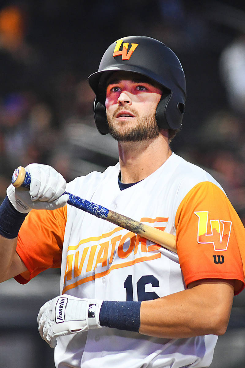Cody Thomas' 18 home-runs and 52 RBIs both lead the Aviators this season. (via - Steve Spatafore)